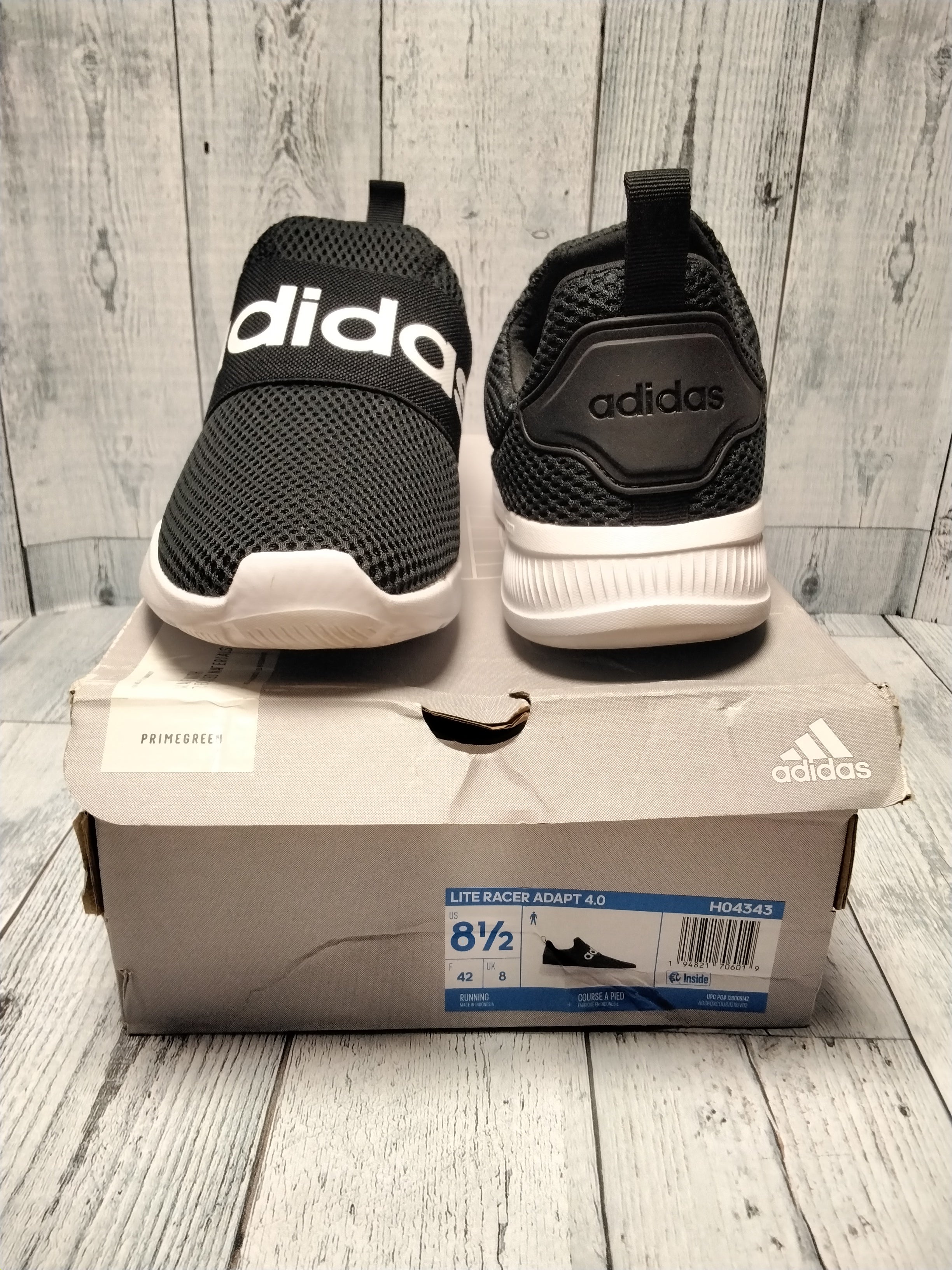 adidas Men's Lite Racer Adapt 4.0 Running Shoe, Sz 8.5 *Used/Excellent* (7783112376558)